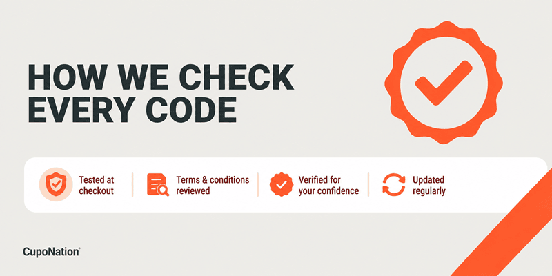 CupoNation New Zealand discount code verification process